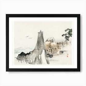 Cottage, Kōno Bairei (2) Art Print