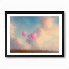 Balloons In The Sky Art Print