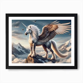 Magical Unigriff Fantasy Art Print