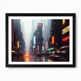 Future City Alt 1 Art Print