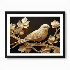 Sparrow Opulent Art Poster