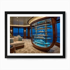 3default Experience The Opulence Of A Luxury Cruise Ship In A B 1 Art Print