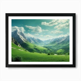 Mountain Landscape Art Print