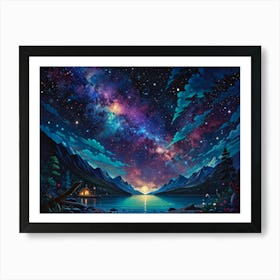 Milky Way 4 Art Print