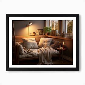 Cozy Living Room Art Print