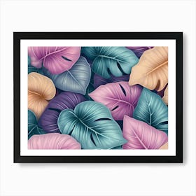 Tropical Leaves 12 Art Print