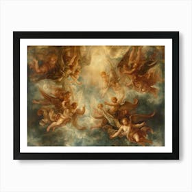 Contemporary Artwork Inspired By Peter Paul Rubens 4 Art Print