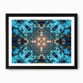 Blue Star Art Print