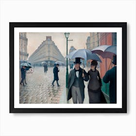 Paris Street Rainy Day, Gustave Caillebotte Art Print