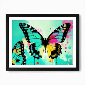 Butterfly Painting 194 Art Print