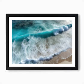 Aerial Waves3 Art Print