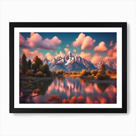 Grand Teton Art Print