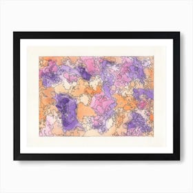 Watercolor Candy Wonderland Art Print