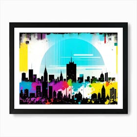 New York City Skyline 83 Art Print