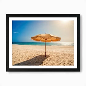 Ai Beach Parasol 022204 Art Print