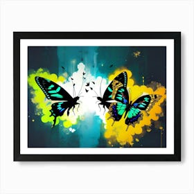 Two Butterflies 7 Art Print