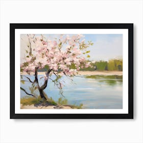 Blossoming Cherry Tree Art Print