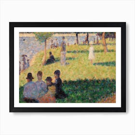 Study For Un Dimanche Ã La Grande Jatte, Georges Seurat Poster