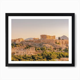 Acropolis Scenery Art Print