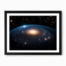 Galaxy In Space 2 Art Print