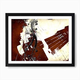 Abstraction Art Illustration In Painting Digital Style 21 Art Print