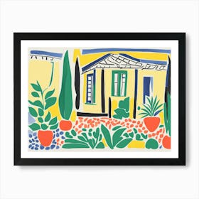 House In The Garden Art Print