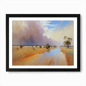 After Storm In The Outback Affiche