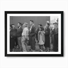 Los Angeles, California, The Evacuation Of Japanese Americans From West Coast Areas Under U S Army War Art Print