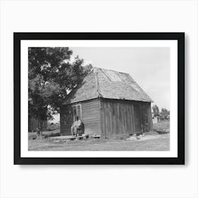Home Of Agricultural Day Laborer Near Muskogee, Oklahoma, Muskogee County By Russell Lee Art Print