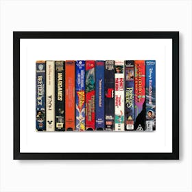 Classic Childrens Films of the 1980s Poster - Vintage VHS Film Print Art Print