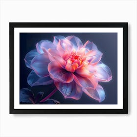 Dahlia Flower 1 Art Print