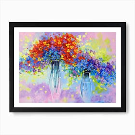 Symphony of flowers Art Print