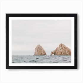 Rocky Cliffs In Ocean Art Print