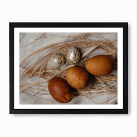 Eggs In A Nest 2 Art Print