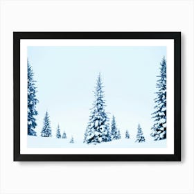 Christmas Tree On North Pole 1 Art Print