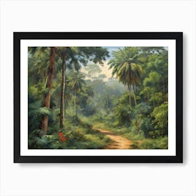 Path Through The Jungle Art Print
