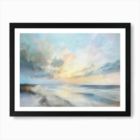 Sunset On The Beach 6 Art Print