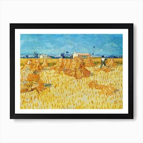 Harvest In Provence (1888), Vincent Van Gogh Art Print