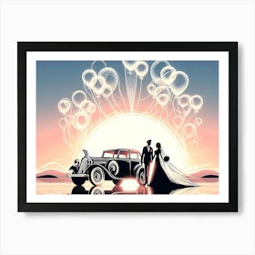 Creative Love And Relationship Illustration 50 Art Print