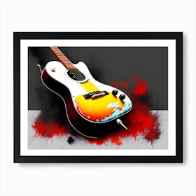 Guitar - Screenshot Thumbnail Art Print