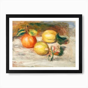 Lemons And Orange, Pierre Auguste Renoir Art Print