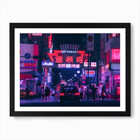 Dotonbori Walks Art Print