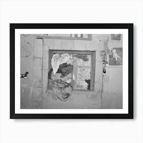 Untitled Photo, Possibly Related To Window In Kitchen Of House, Williams County, North Dakota, During Dust Art Print