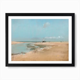 Beach At Low Tide, Edgar Degas Art Print