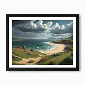 Irish Coast Art Print