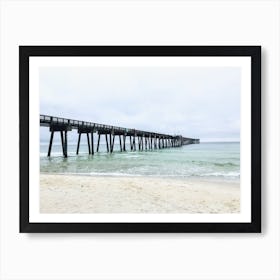 Pier Over Open Ocean Art Print