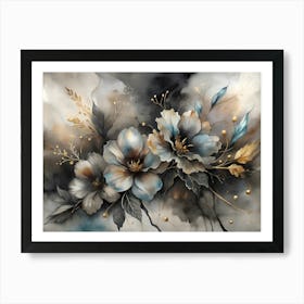 Ethereal Flowers Art Print