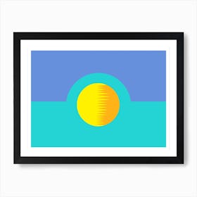 Sun and Sky Art Print