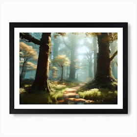 Forest Path 16 Art Print