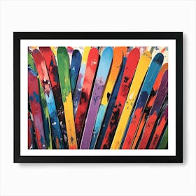 Ski Decor 4 Art Print